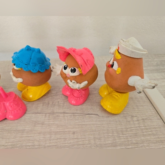 Mr Potato Head Spud Kids Figures Vintage 1980 Lot of 6 Hasbro & Playskool Toys - Picture 5 of 8